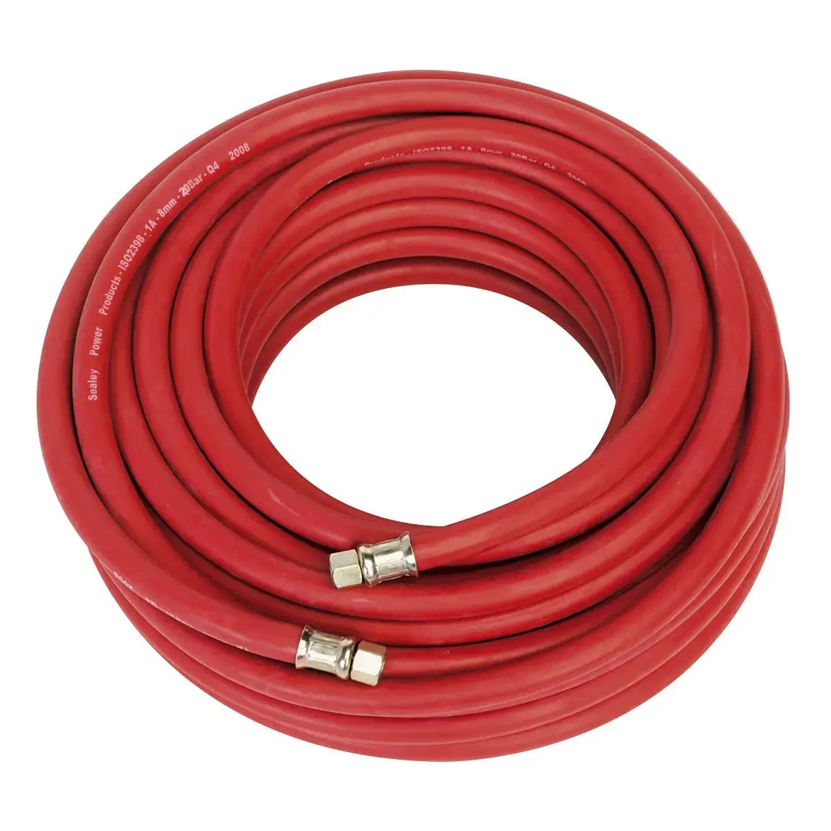 Sealey Air Hose 20M X Ø8mm With 1/4"Bsp Unions 1