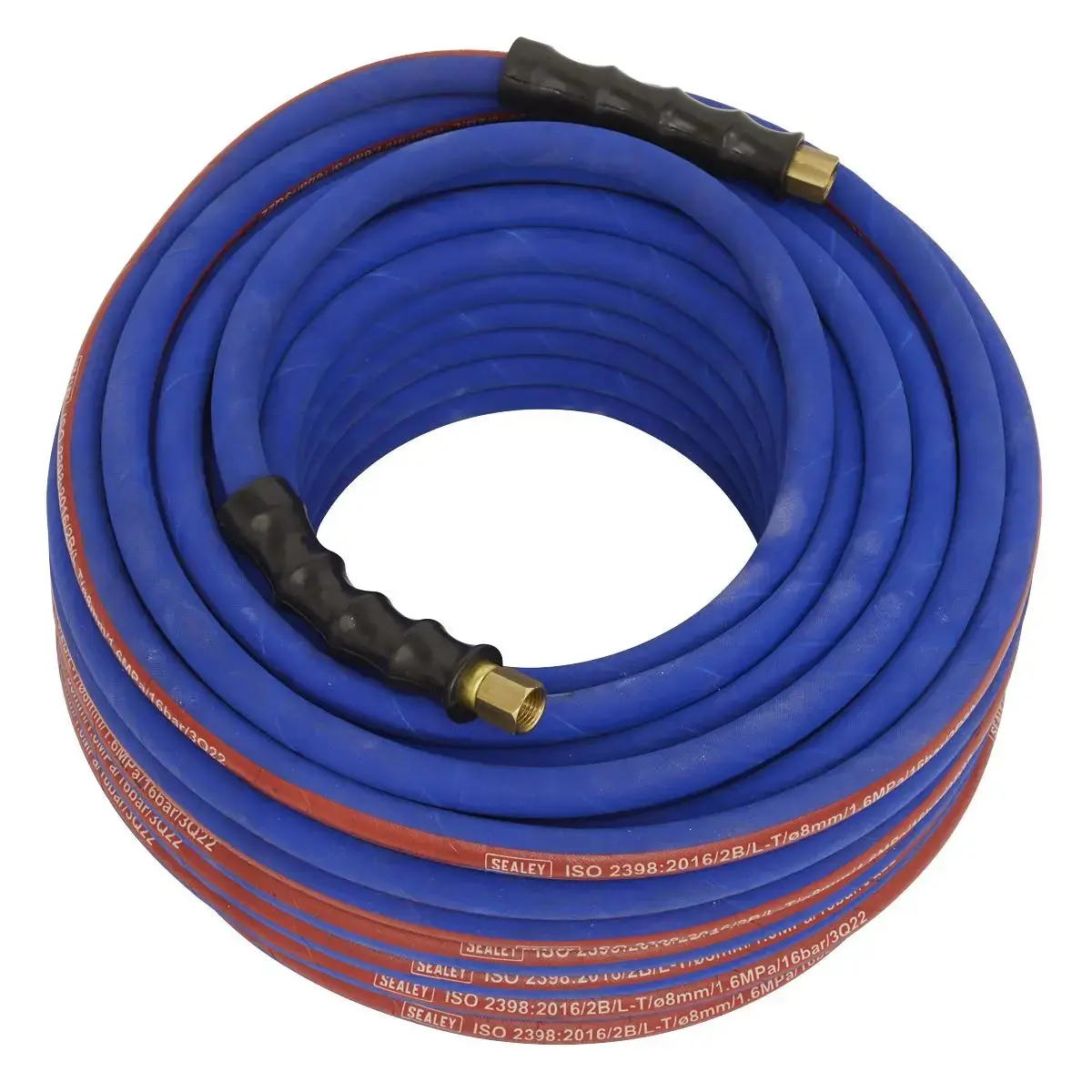 Sealey Air Hose 30M X Ø8mm With 1/4"Bsp Unions Extra Heavy-Duty 1