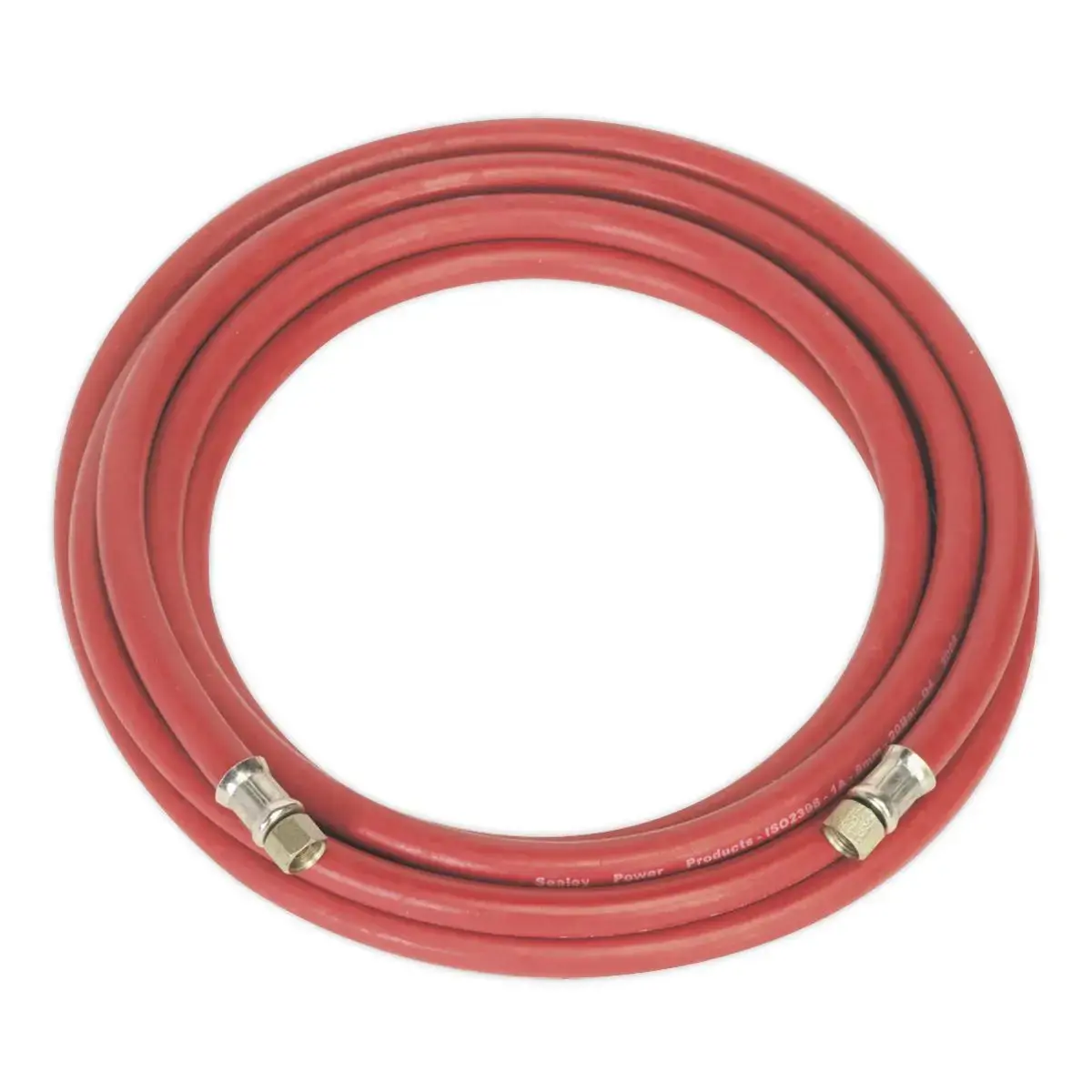 Sealey Air Hose 5M X Ø8mm With 1/4"Bsp Unions 1