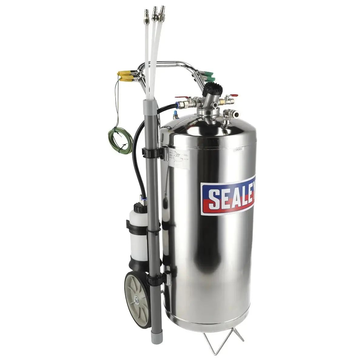 Sealey Air Operated Fuel Drainer 40L Stainless Steel 1