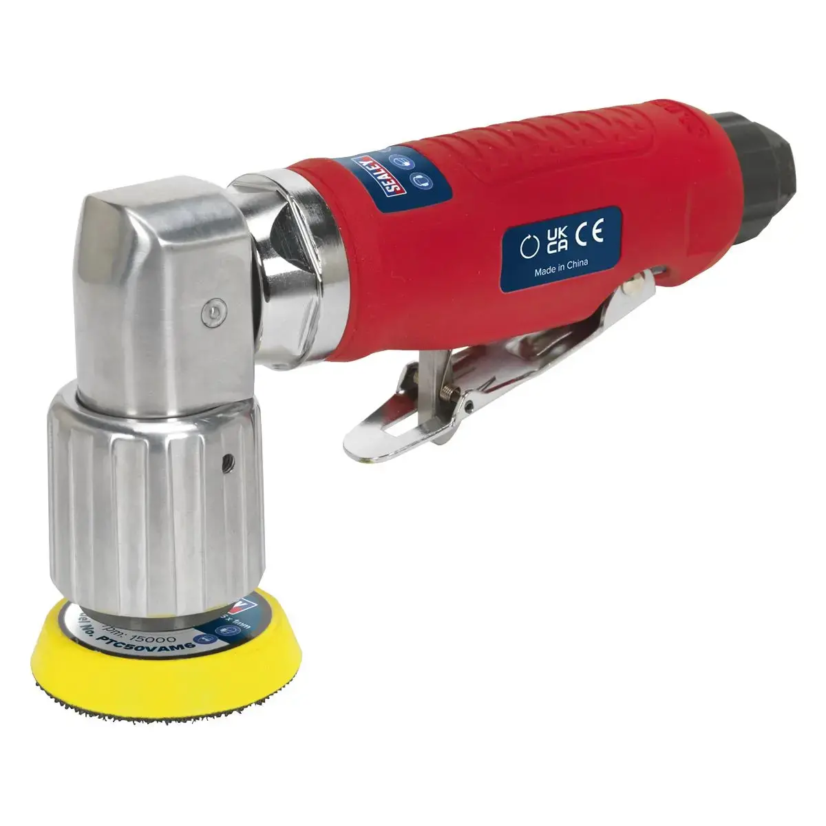 Sealey Air Orbital Sander 50Mm Mini Disc Compressor Sanding Tool 1/4" Bsp 1
