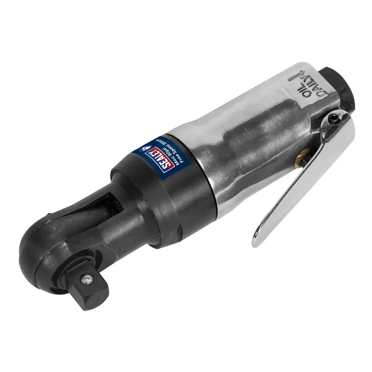 Sealey Air Ratchet Wrench 3/8"Sq Drive Super Stubby 1