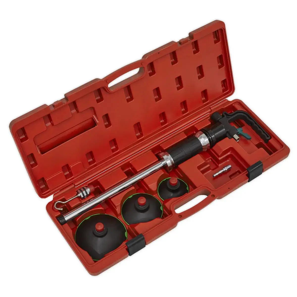 Sealey Air Suction Dent Puller Panel Reshaping 75Mm 100Mm 125Mm Suction Pads 1