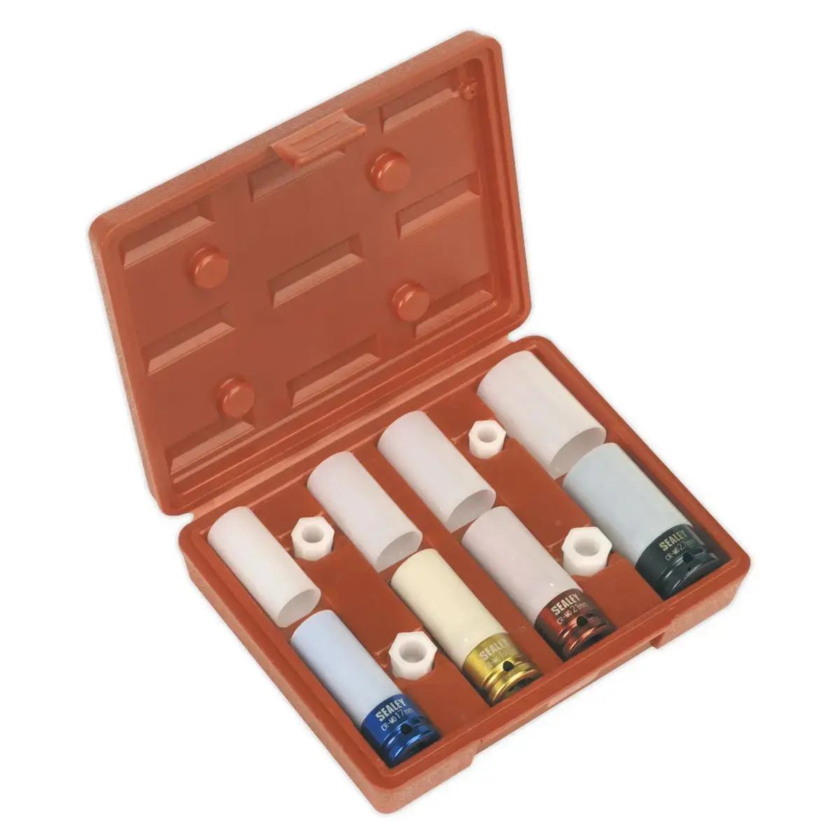 Sealey Alloy Wheel Impact Socket Set 4Pc 1/2"Sq Drive 1
