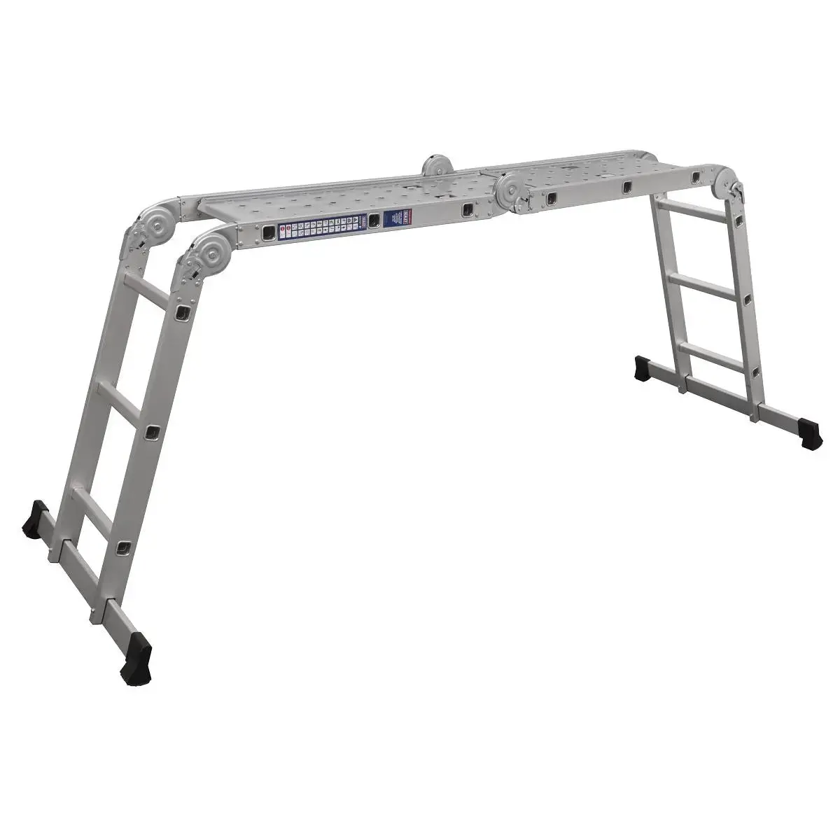 Sealey Aluminium Folding Platform Ladder 4-Way En 131 1