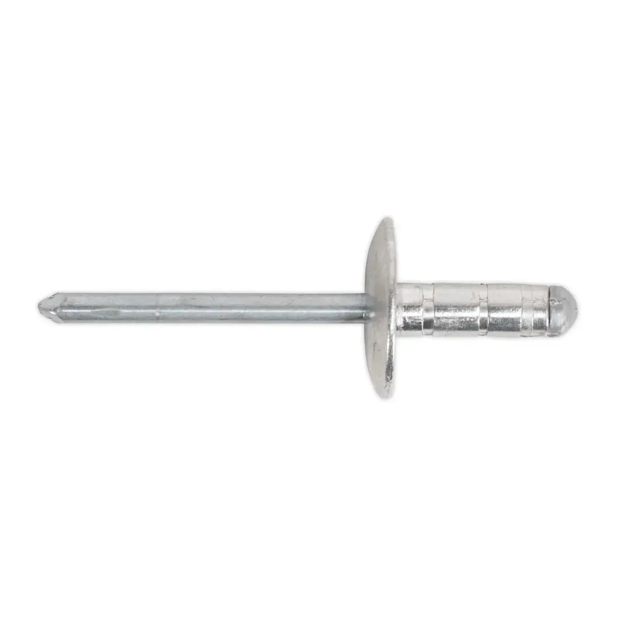 Sealey Aluminium Multi-Grip Rivet Large Flange Ø4.8 X 13Mm Pack Of 200 1