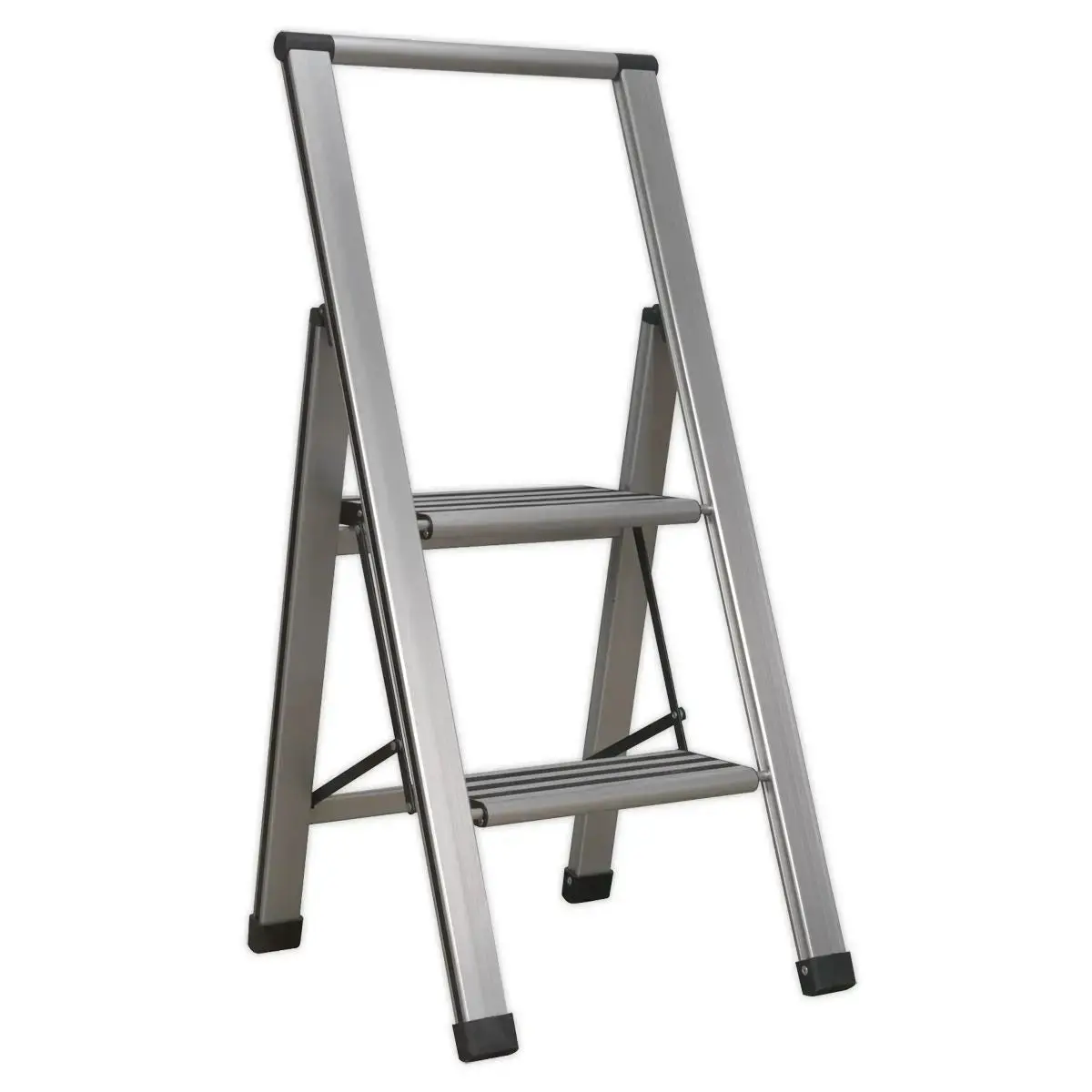 Sealey Aluminium Professional Folding Step Ladder 2-Step 150Kg Capacity 1