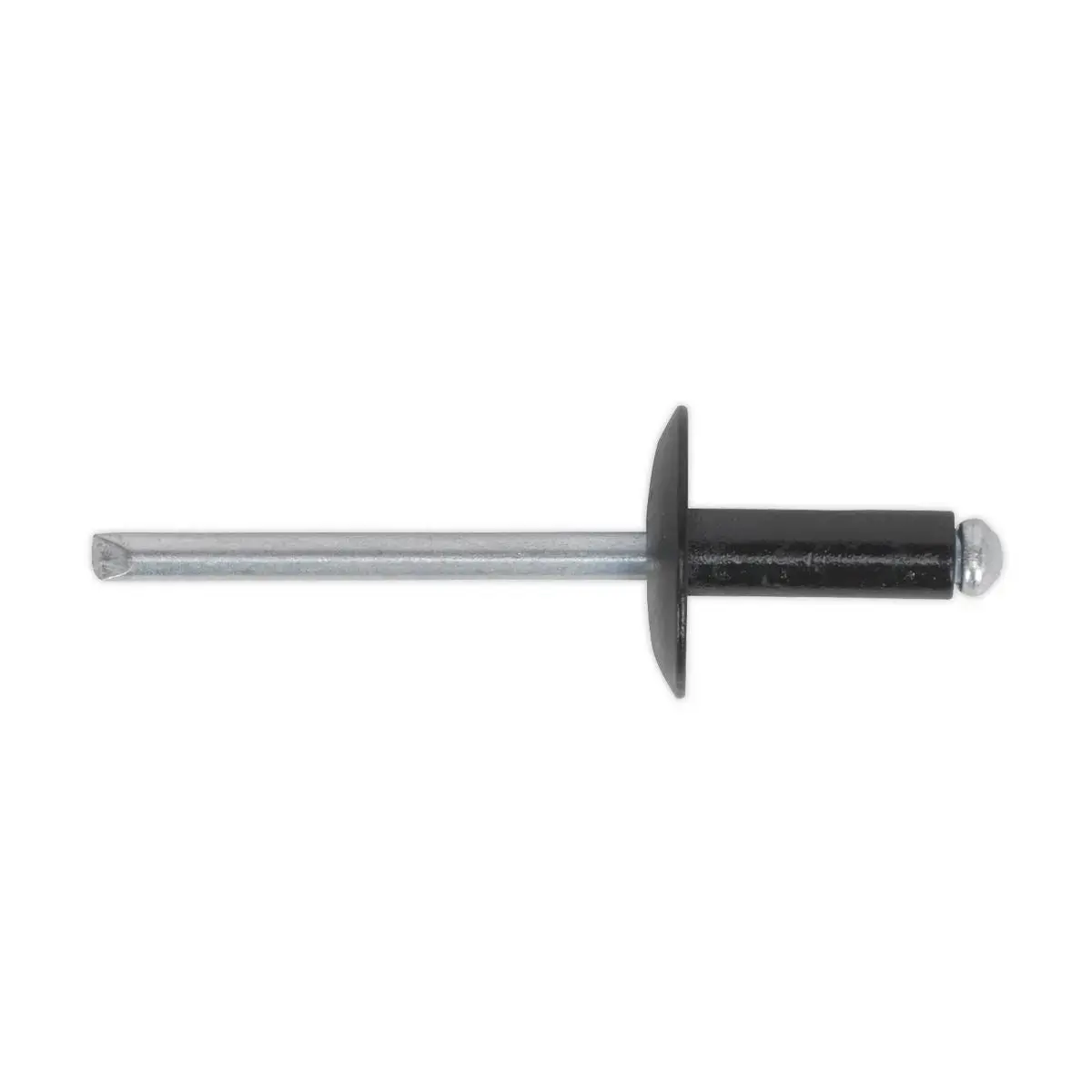 Sealey Aluminium Rivet Black Large Flange 4.8 X 18Mm Pack Of 200 1