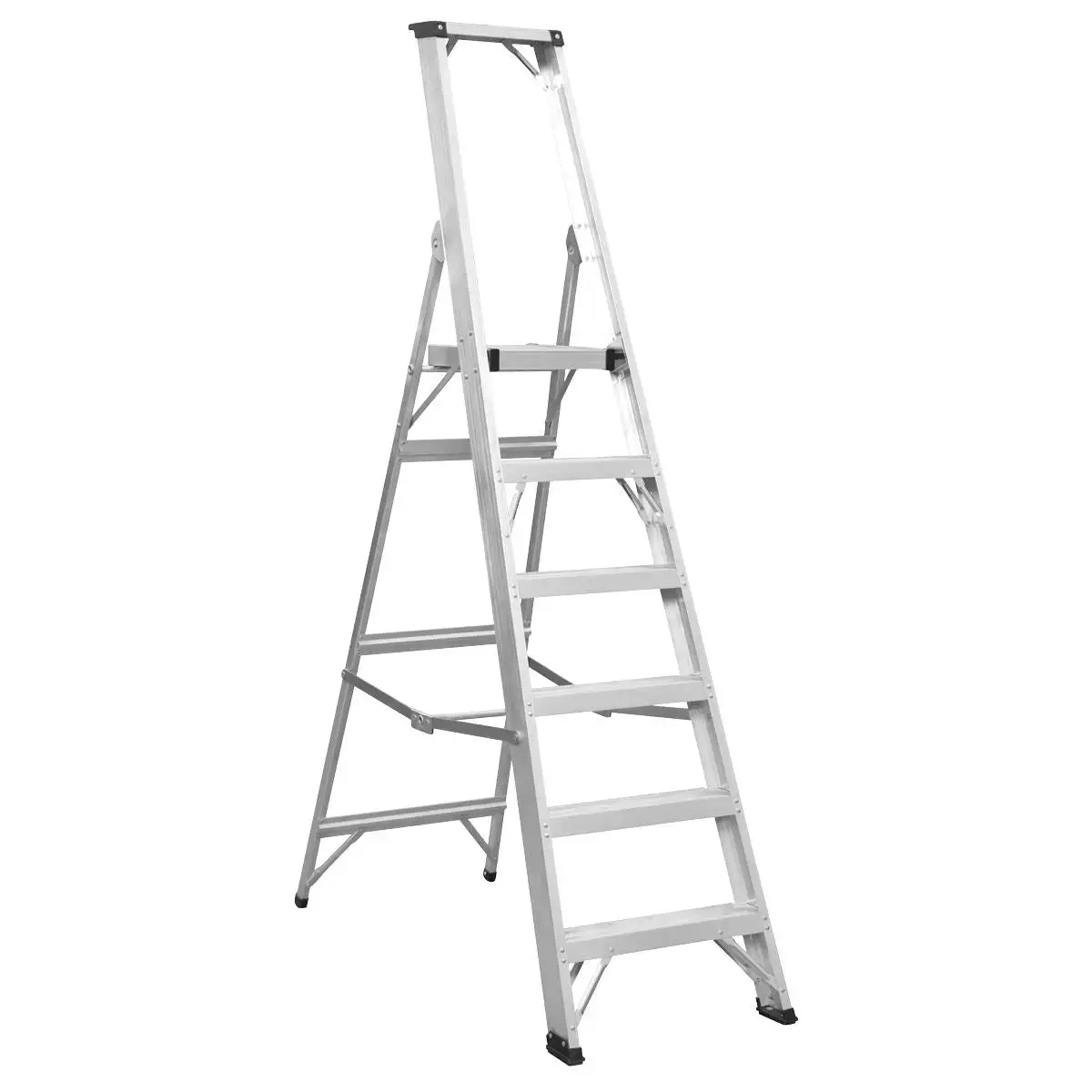 Sealey Aluminium Step Ladder 6-Tread Industrial Bs En 131 1