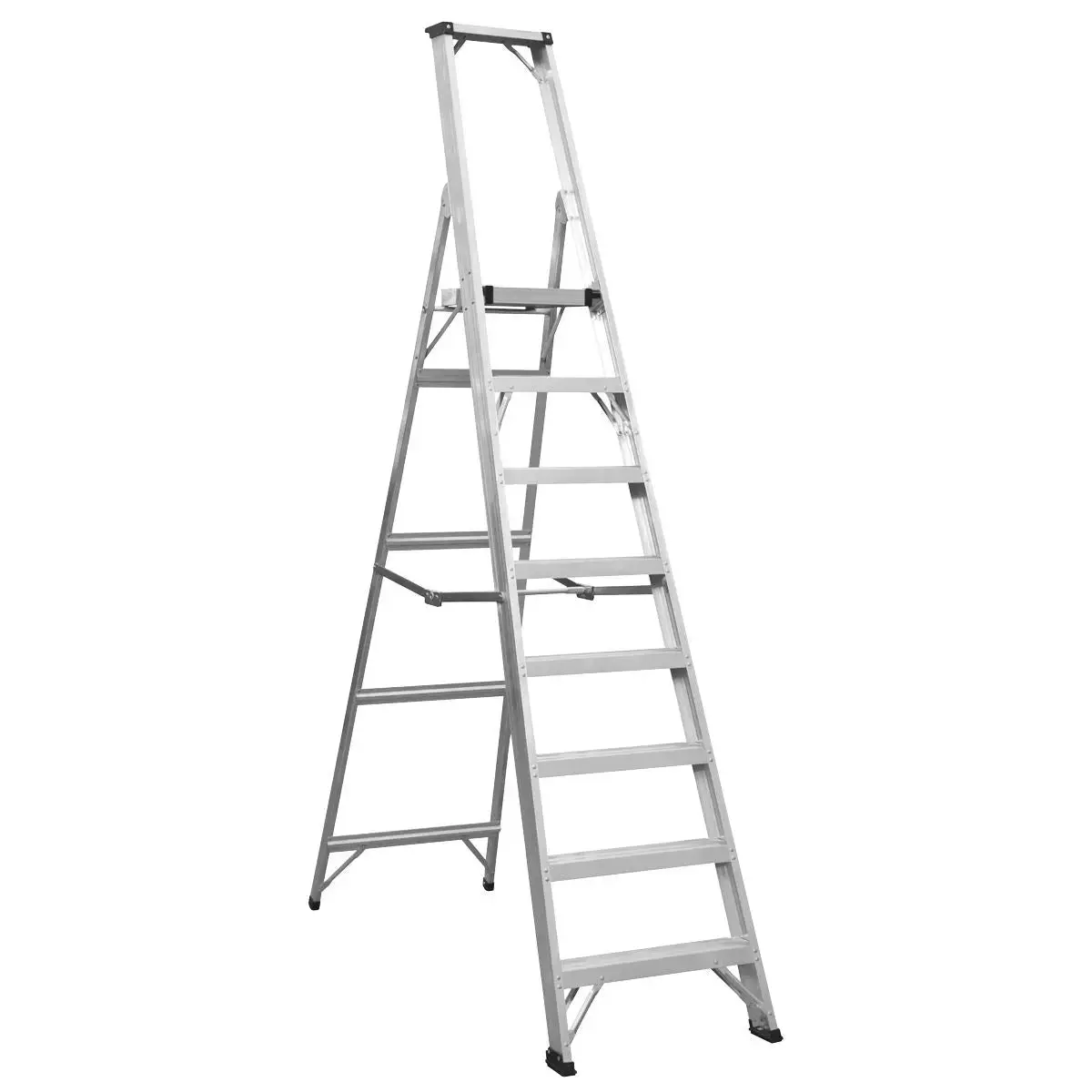 Sealey Aluminium Step Ladder 8-Tread Industrial Bs En 131 1