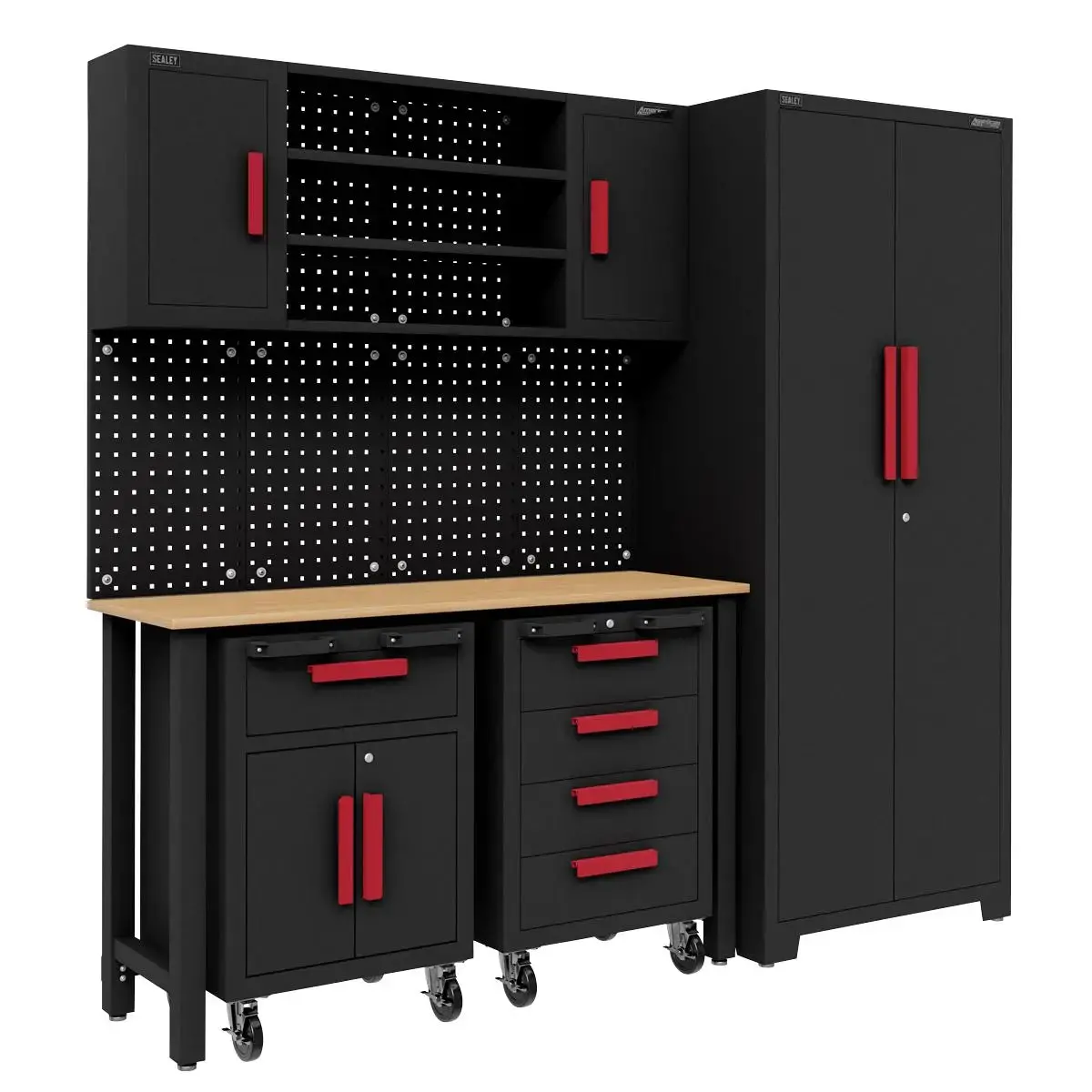 Sealey American Pro Complete Garage Storage System With Mobile Trolley X 2 1