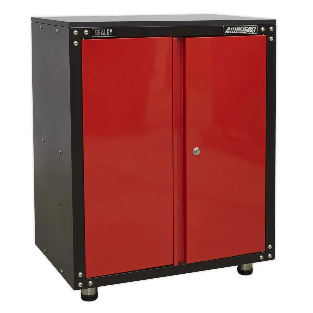 Sealey American Pro Modular 2 Door Cabinet With Worktop 665Mm 1