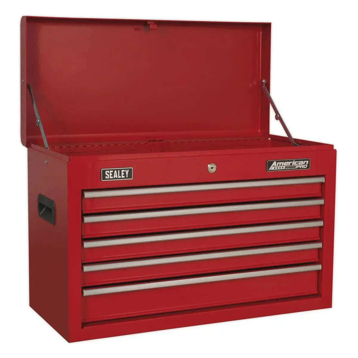 Sealey American Pro Topchest 5 Drawer With Ball-Bearing Slides - Red 1