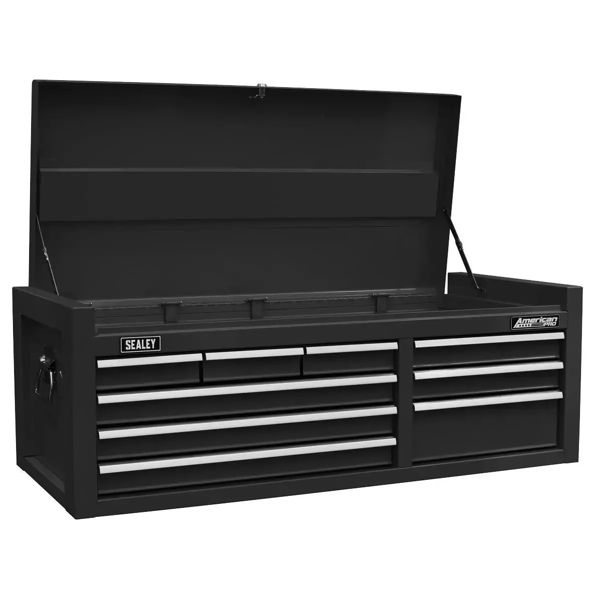 Sealey American Pro Topchest 9 Drawer With Ball Bearing Slides - Black 1