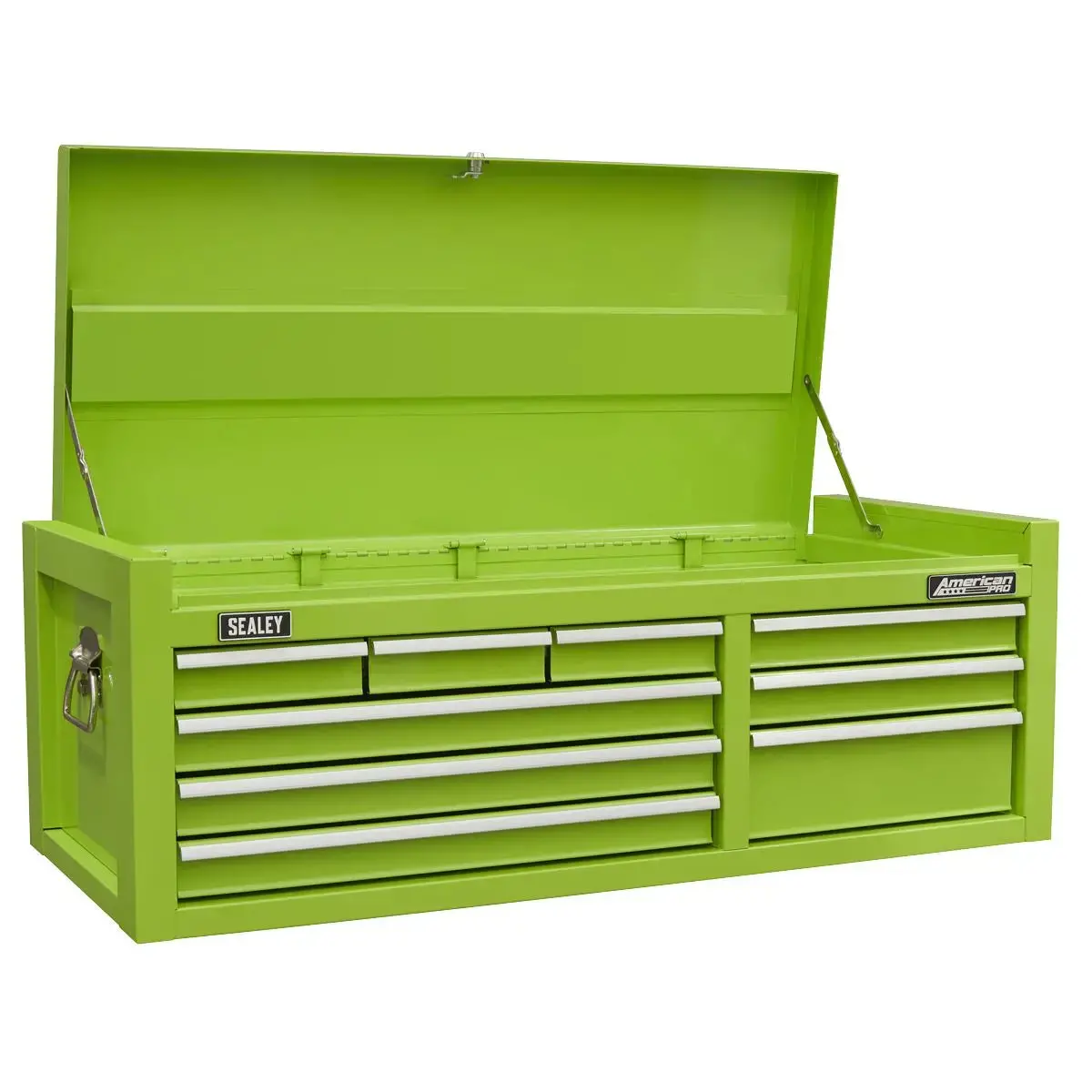 Sealey American Pro Topchest 9 Drawer With Ball Bearing Slides - Green 1