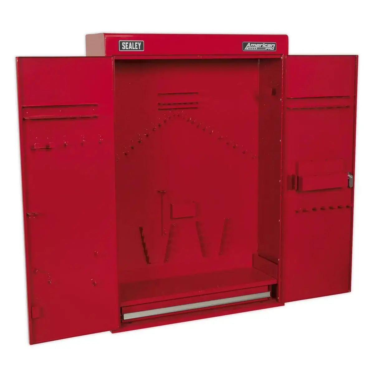 Sealey American Pro Wall Mounting Tool Cabinet With 1 Drawer 1