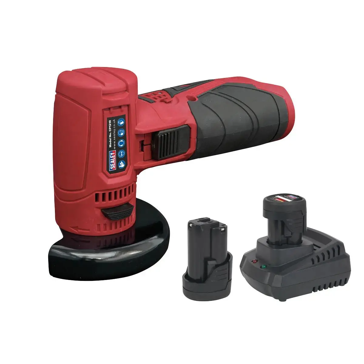 Sealey Angle Grinder Kit Ø75mm 12V Sv12 Series - 2 Batteries 1