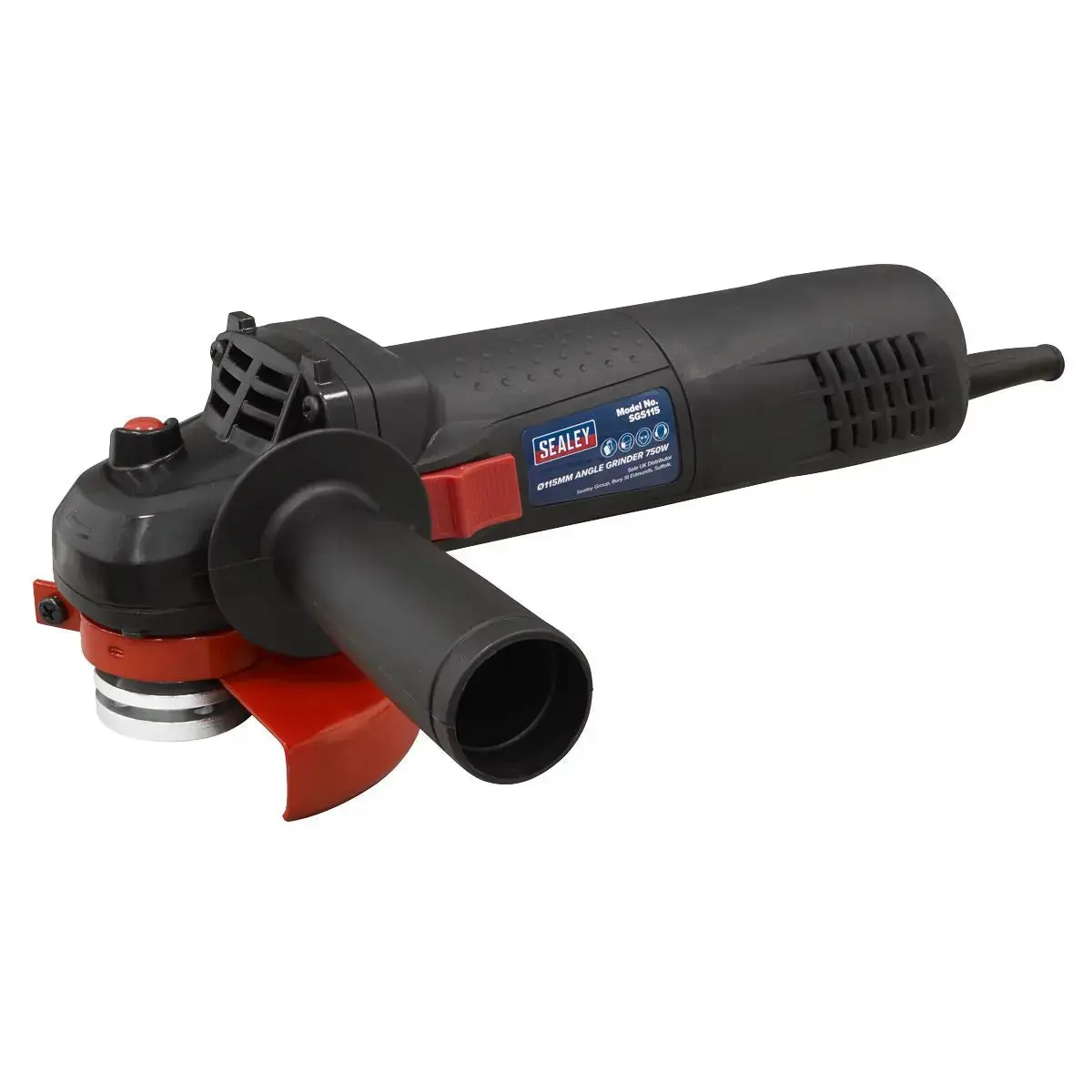 Sealey Angle Grinder Ø115mm 750W/230V Slim Body 1