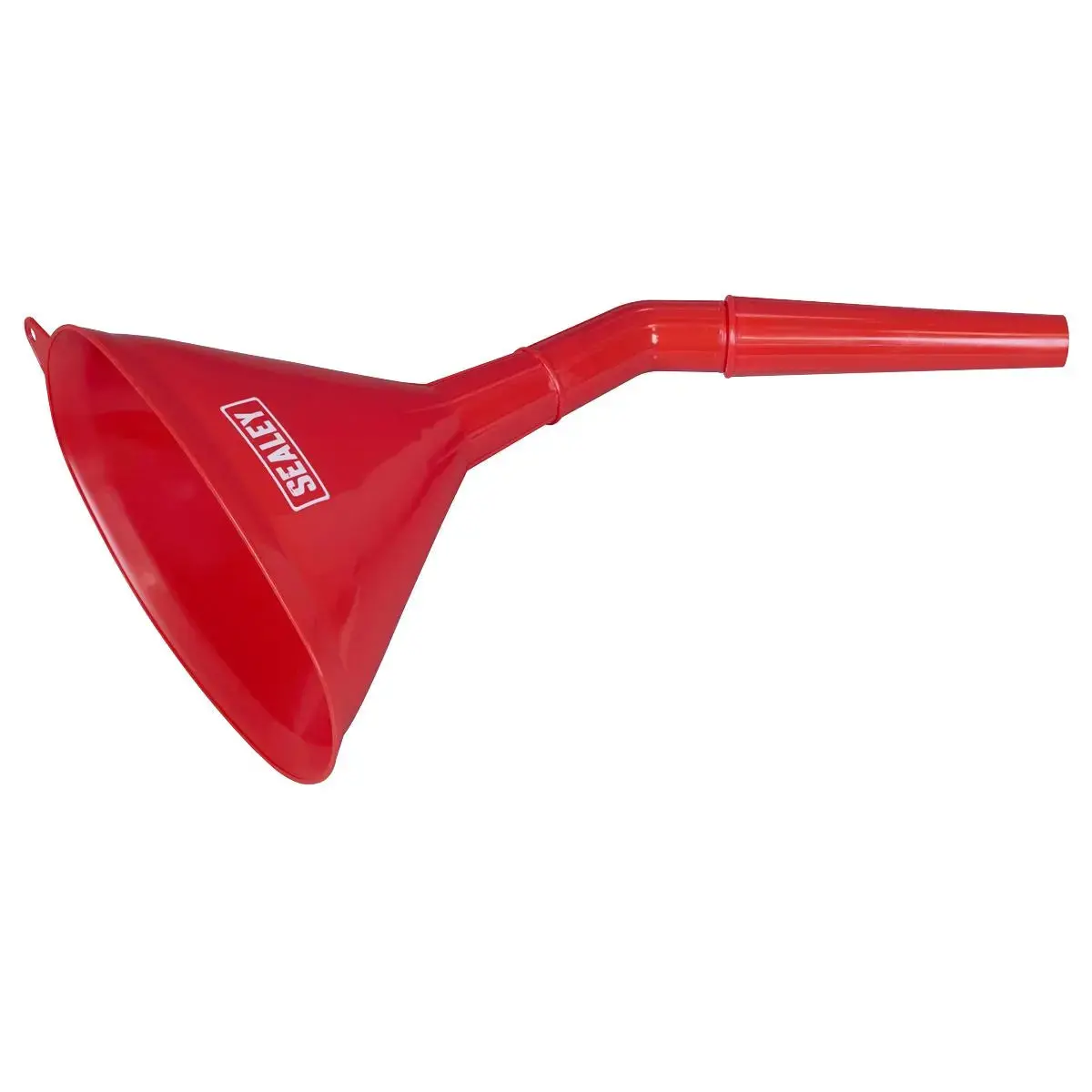 Sealey Angled Spout Oval Funnel With Filter 200Mm - Medium 1