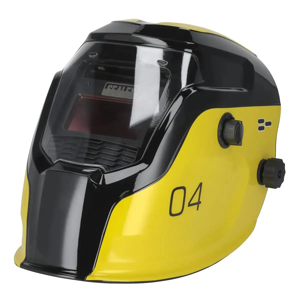 Sealey Auto Darkening Welding Helmet Shade 9-13 Yellow 1