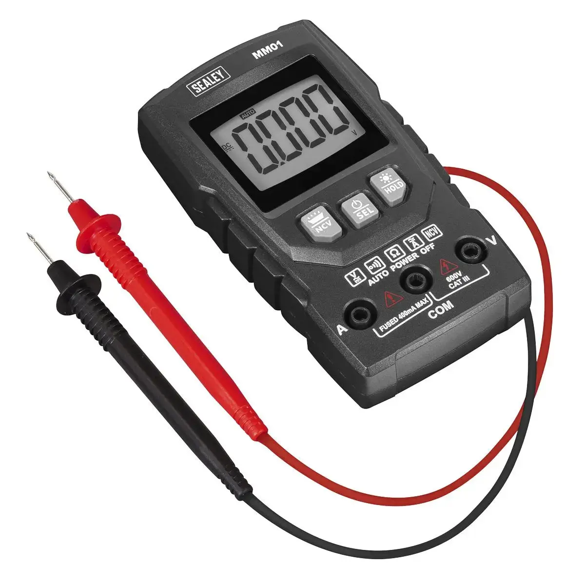 Sealey Auto-Ranging Digital Multimeter 6-Function 1