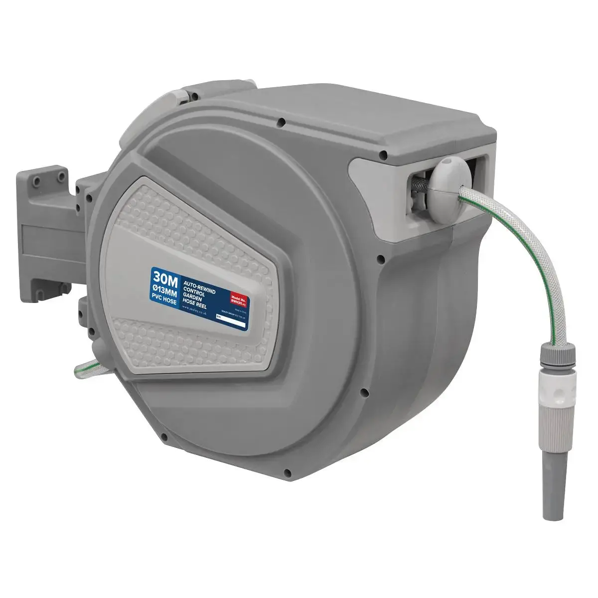 Sealey Auto-Rewind Control Garden Hose Reel 30M 2