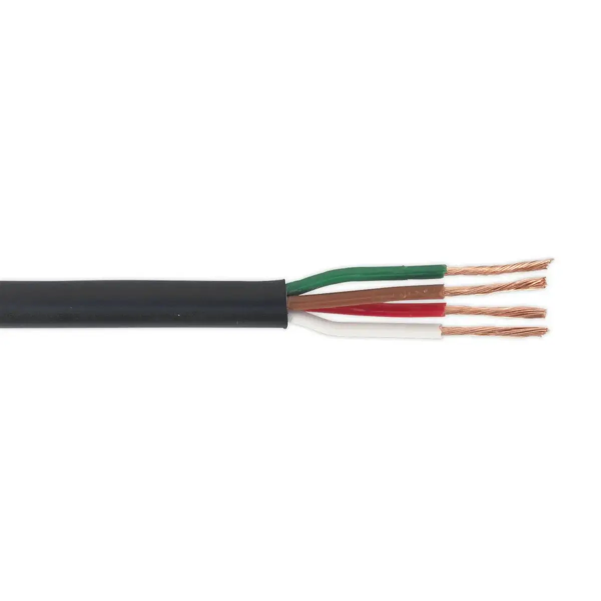 Sealey Automotive Cable Thin Wall 4 X 0.75Mm² 24/0.20Mm 30M Black 1