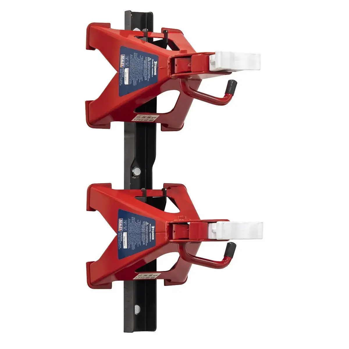 Sealey Axle Stand & Axle Stand Storage Rack Combo 3 Tonne 1
