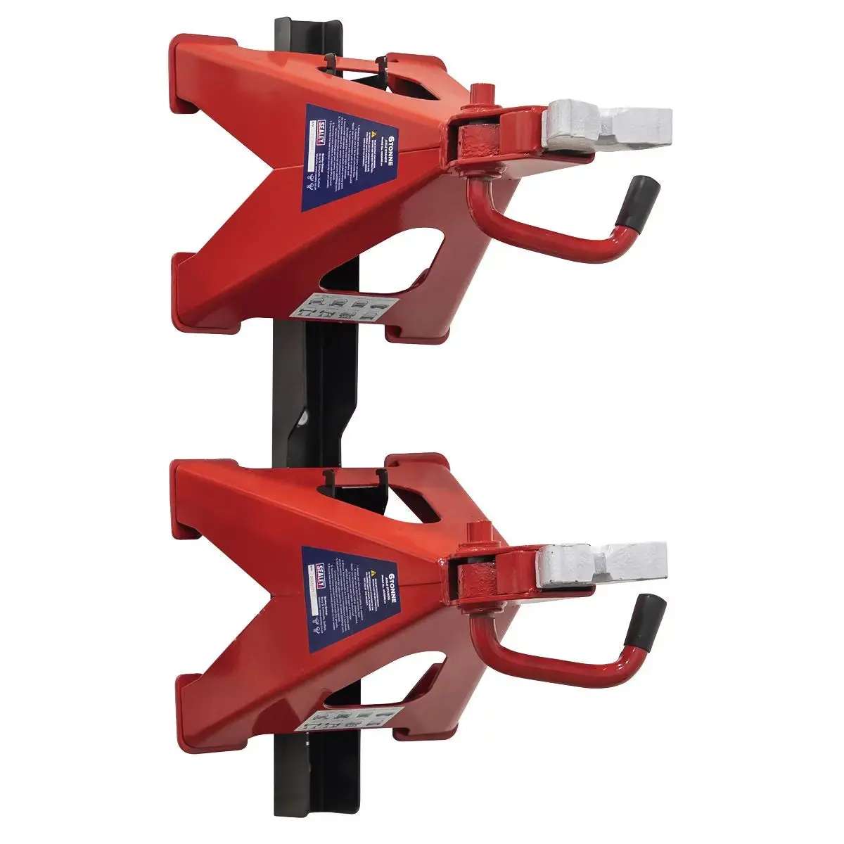 Sealey Axle Stand & Axle Stand Storage Rack Combo 6 Tonne 1