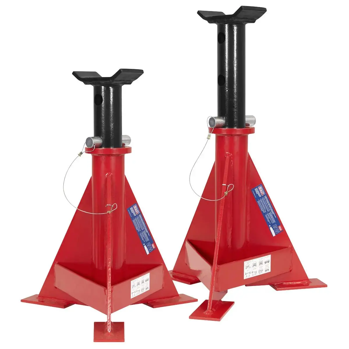 Sealey Axle Stands (Pair) 15 Tonne Capacity Per Stand 1