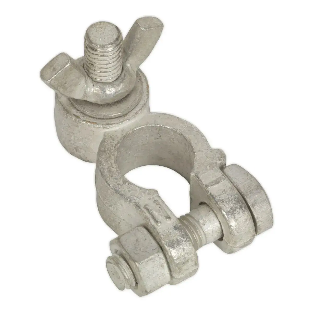 Sealey Battery Terminal - Post With Washer & Wing Nut 24V Negative Pack Of 5 1