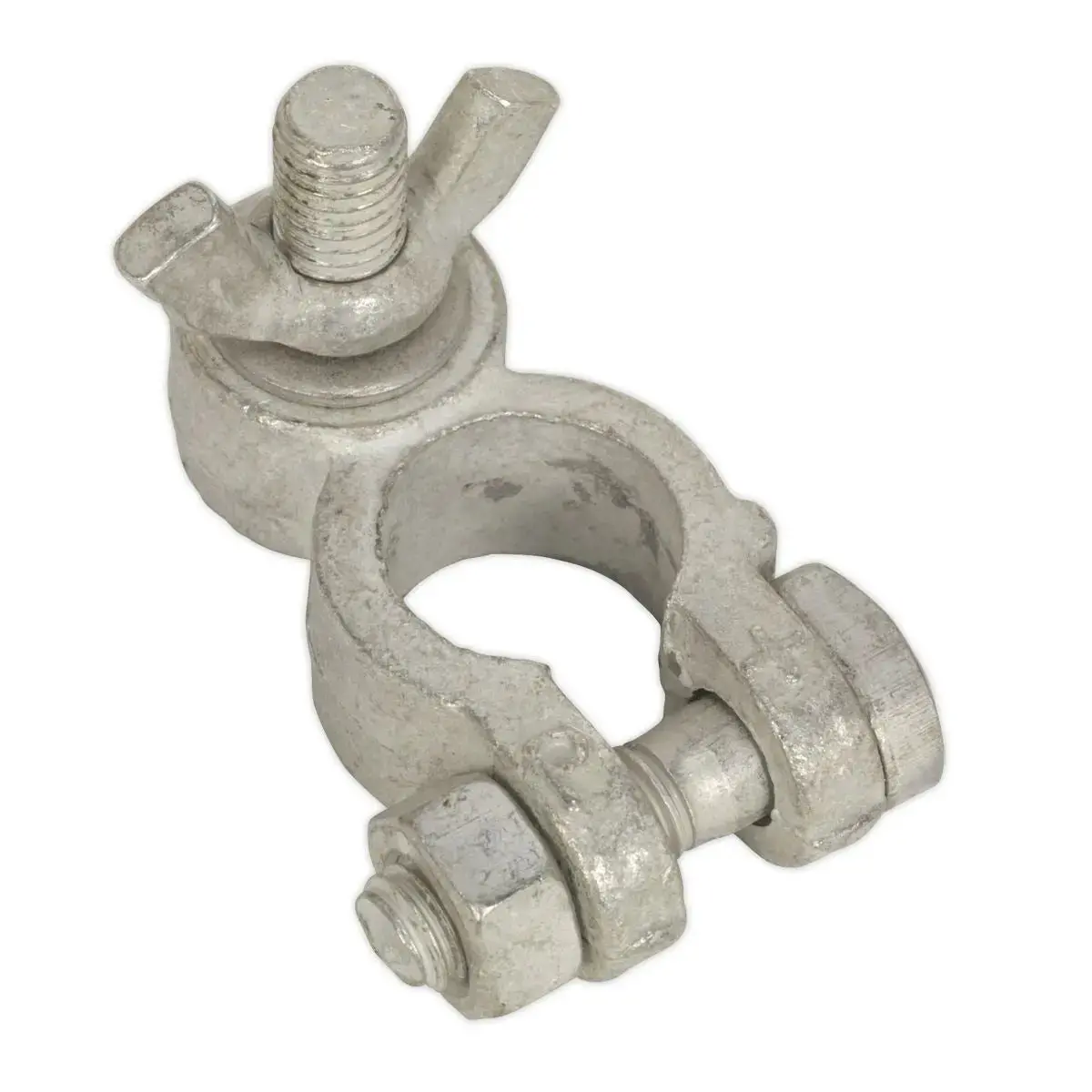 Sealey Battery Terminal - Post With Washer & Wing Nut 24V Positive Pack Of 5 1