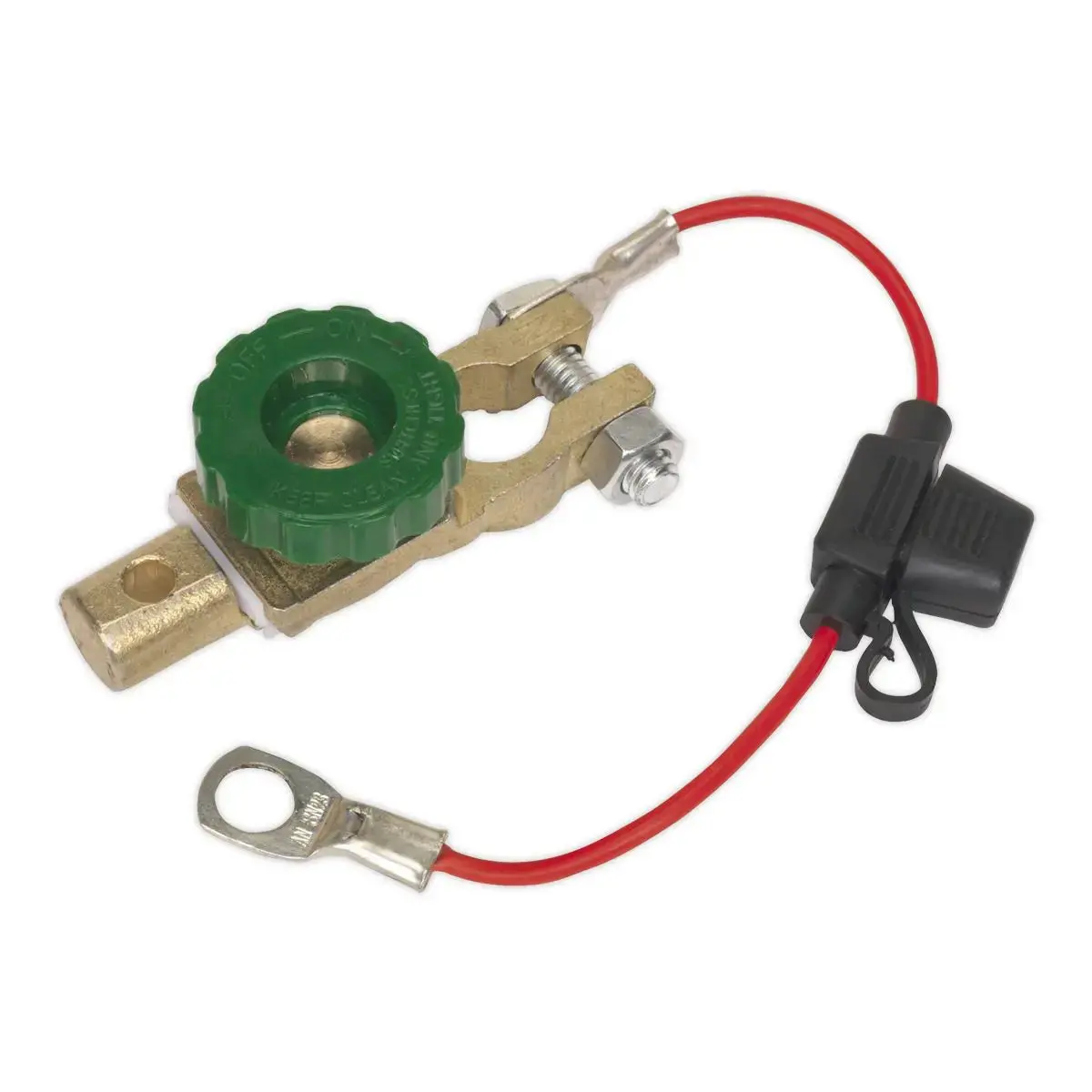 Sealey Battery Terminal & Fuse Holder 12-24V Anti-Theft 1