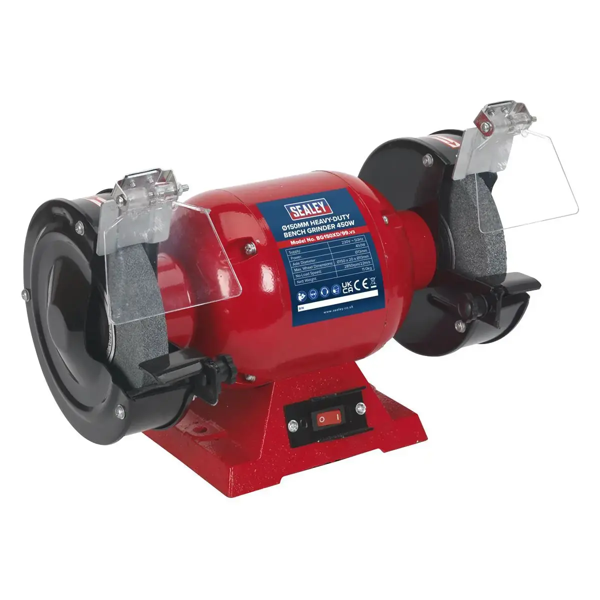 Sealey Bench Grinder Ø150mm 450W/230V Heavy-Duty 1
