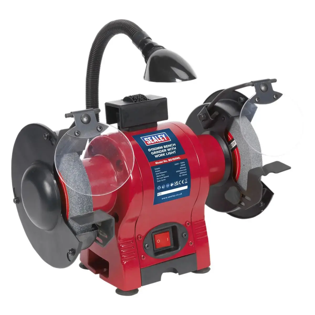 Sealey Bench Grinder Ø150mm With Worklight 250W/230V 1