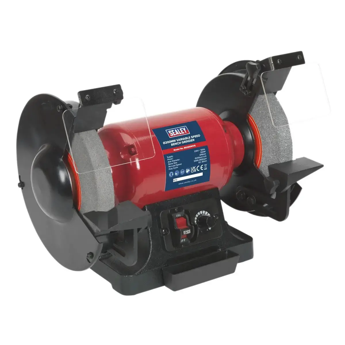 Sealey Bench Grinder Ø200mm Variable Speed 1