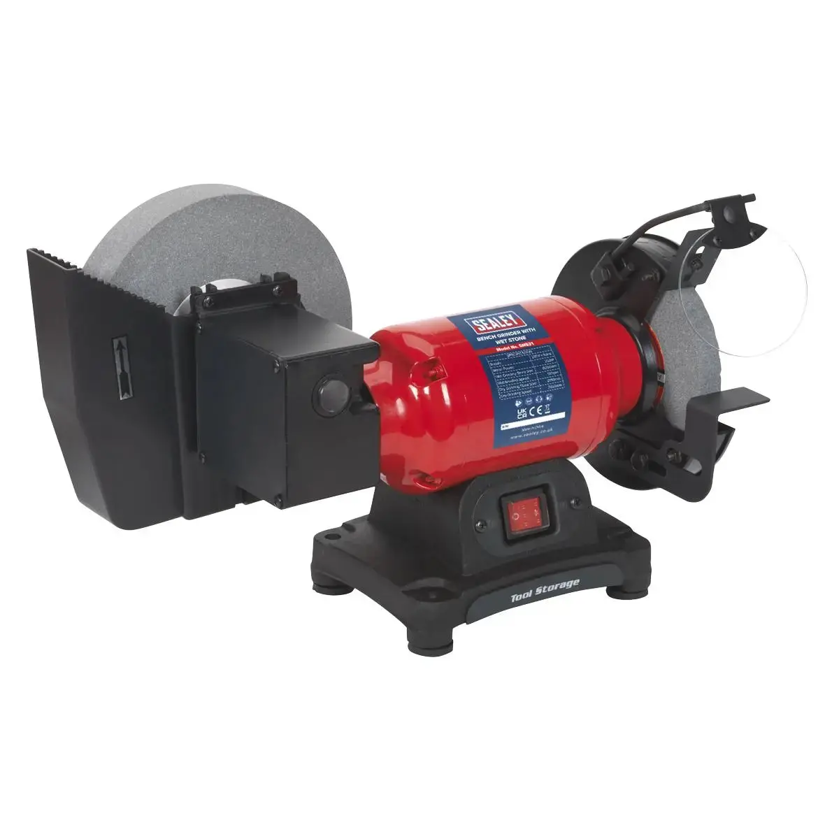 Sealey Bench Grinder Wet & Dry Ø200/150Mm 250W/230V 1