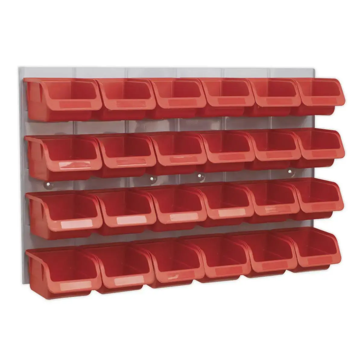 Sealey Bin & Panel Combination 24 Bins - Red 1