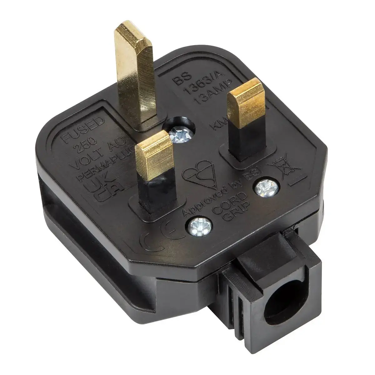 Sealey Black 13A Heavy-Duty Plug 1