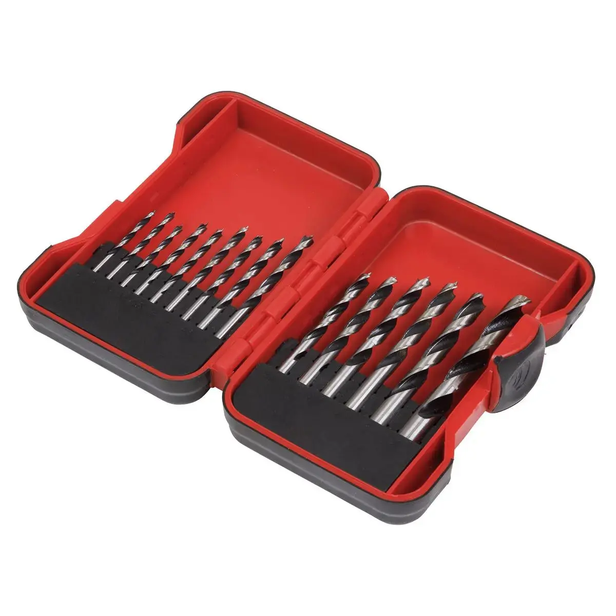 Sealey Brad Point Wood Drill Bit Set 15Pc 2