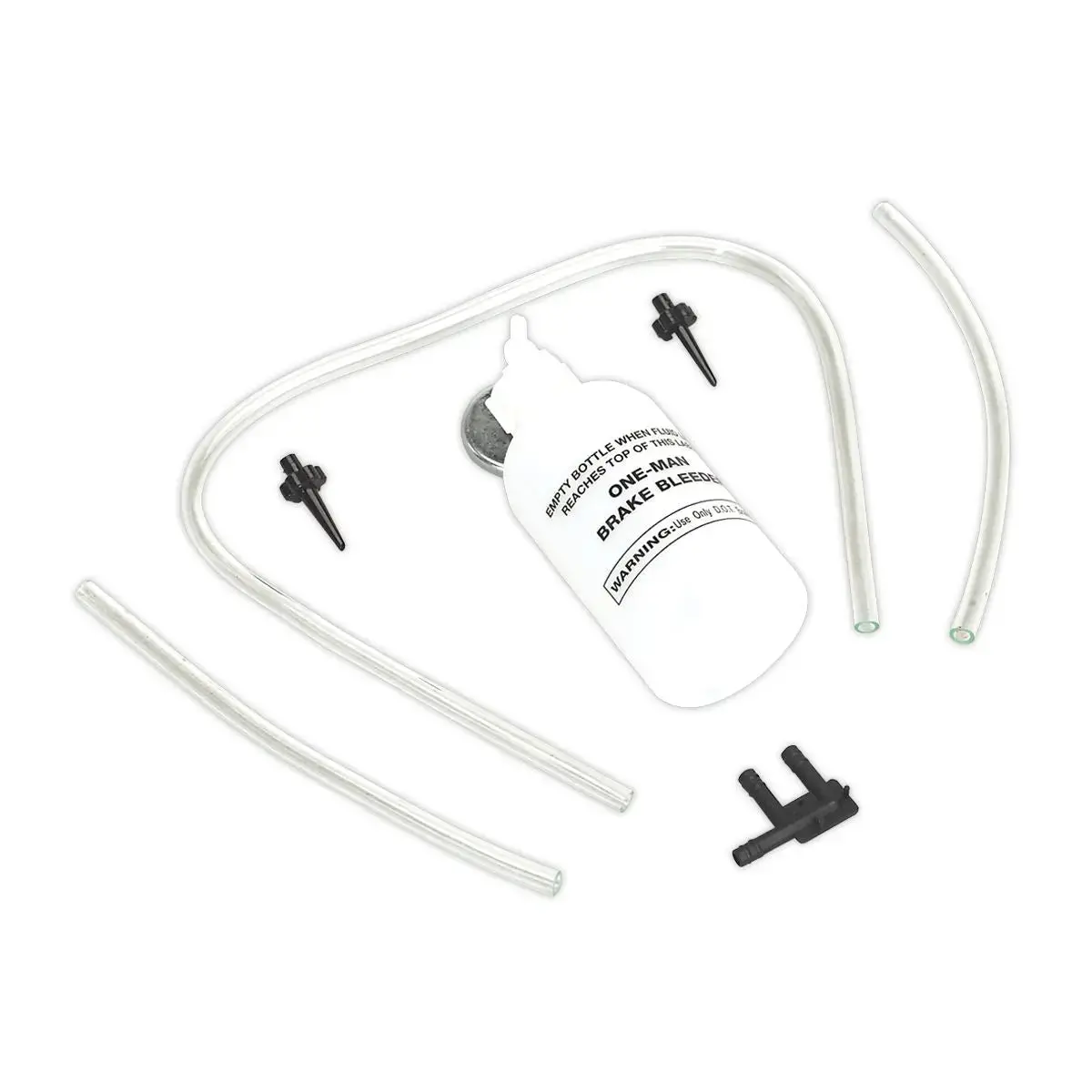 Sealey Brake Bleeder Set With Container 1