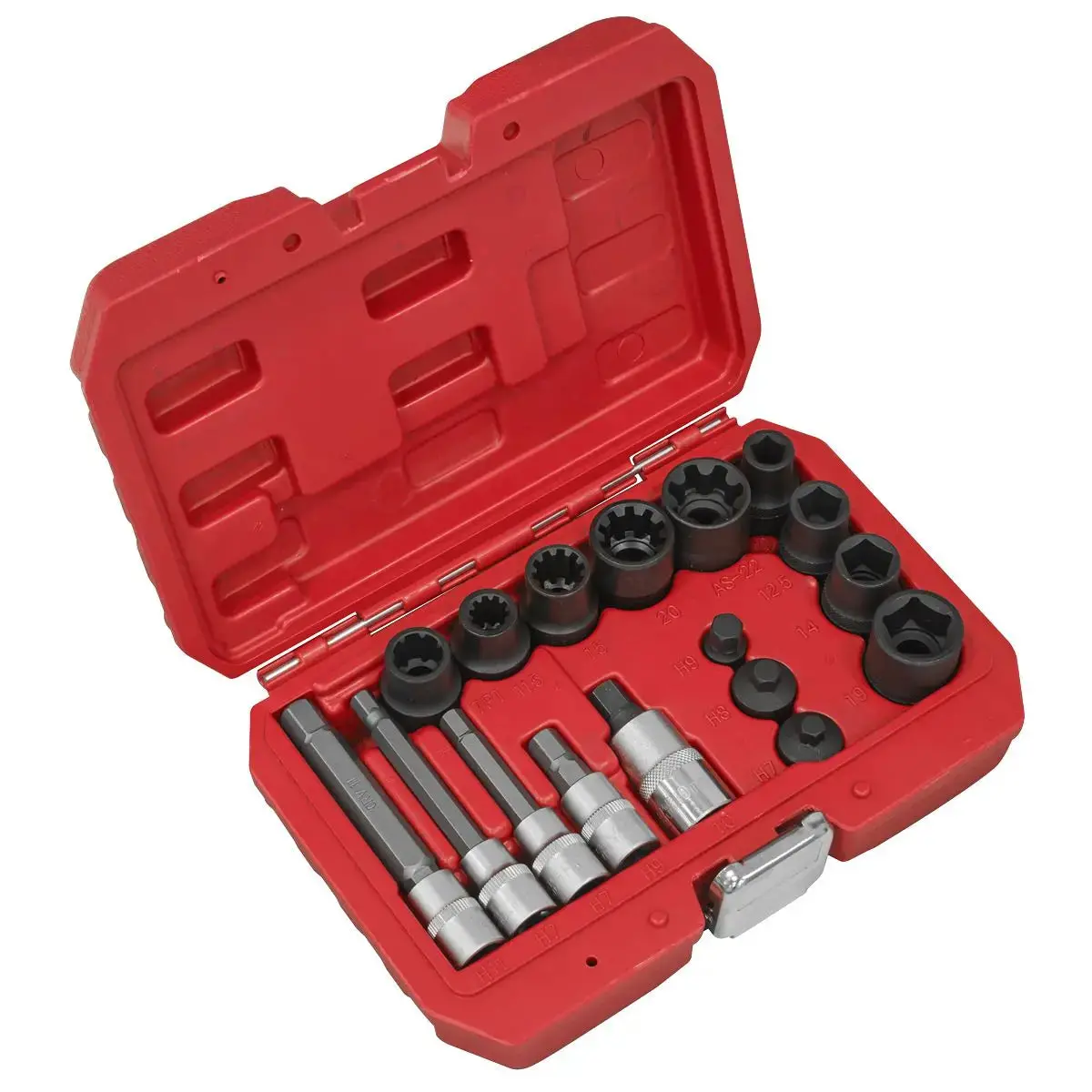 Sealey Brake Caliper Socket Set 17Pc 1