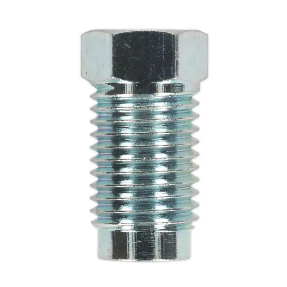 Sealey Brake Pipe Nut 7/16"Unf X 20Tpi Male 1/4" Pipe Sae Form Pack Of 10 1