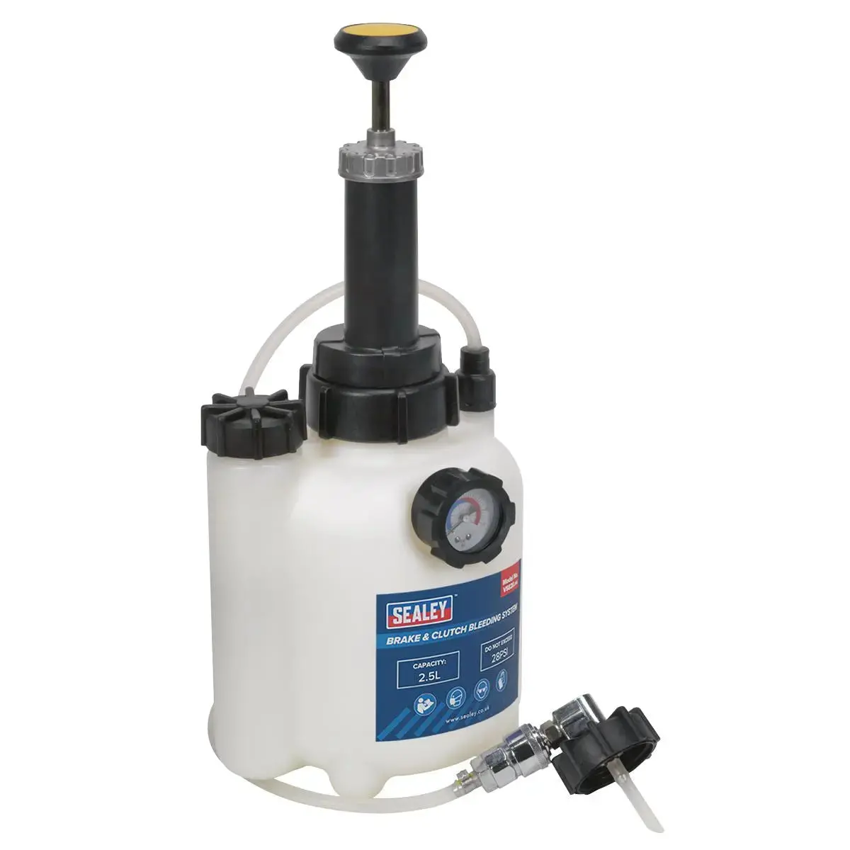 Sealey Brake And Clutch Bleeding System 2.5 Litre One Person Operation 1