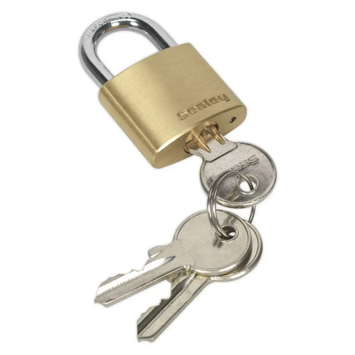 Sealey Brass Body Padlock 30Mm 1