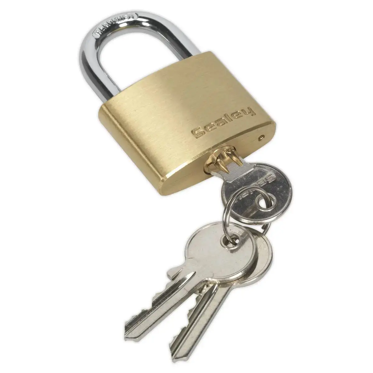 Sealey Brass Body Padlock 40Mm 1