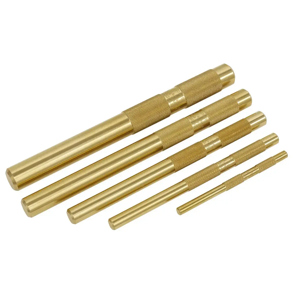 Sealey Brass Punch Set 5Pc 1
