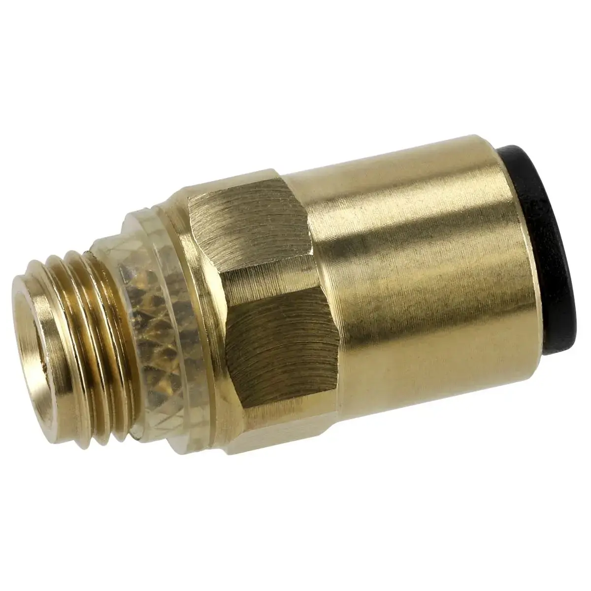 Sealey Brass Superthread Straight Adaptor 6Mm X 1/8"Bsp Pack Of 2 (John Guest Speedfit®) 1