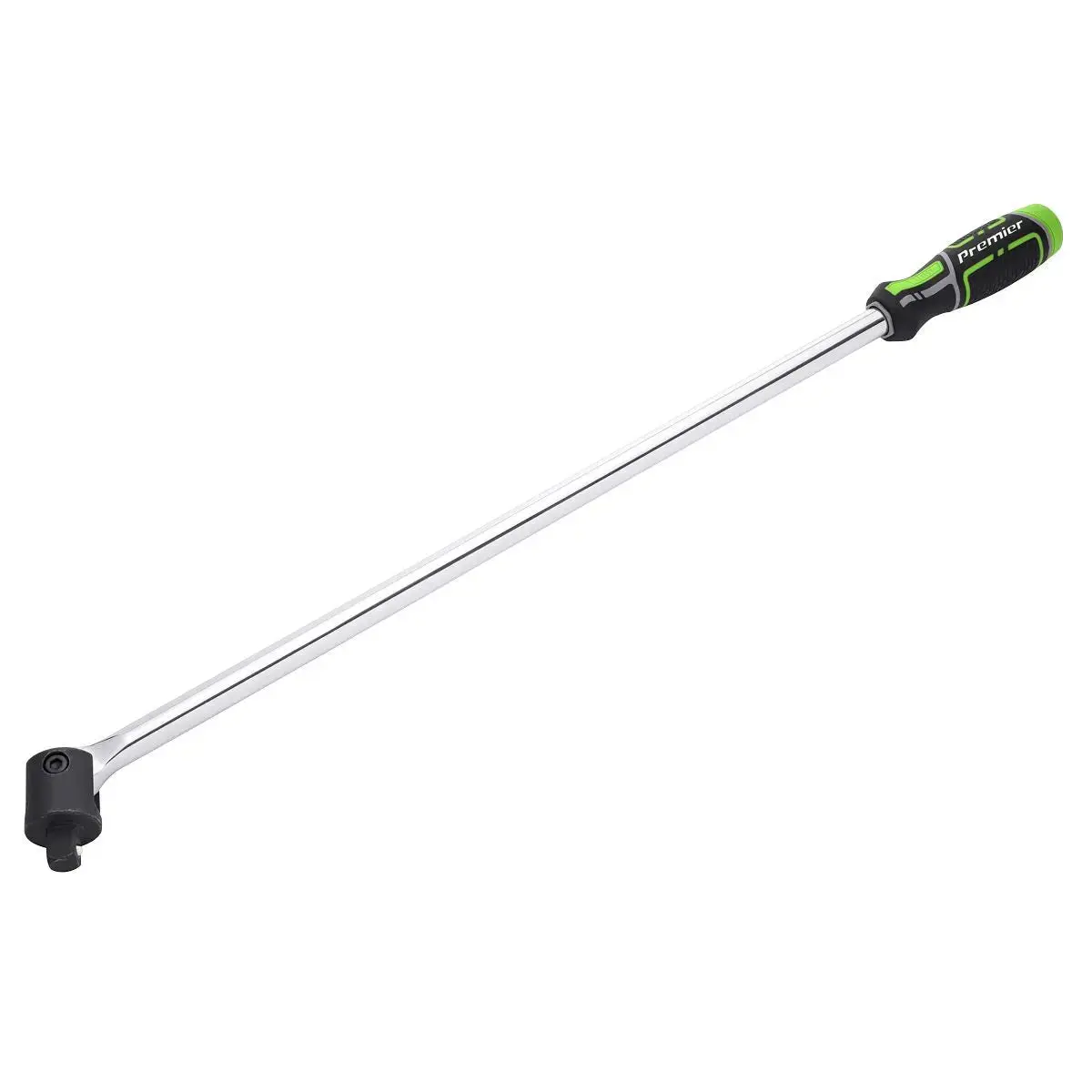 Sealey Breaker Bar 600Mm 1/2" Drive Hi-Vis Green Premier Wheel Wrench Cracker 1