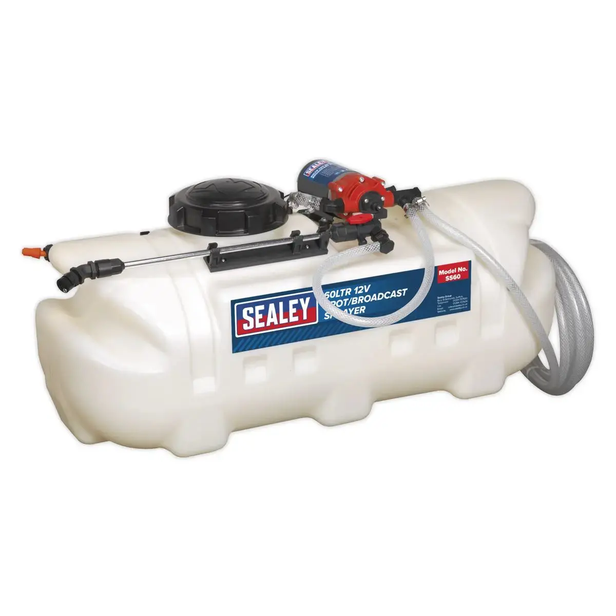 Sealey Broadcast/Spot Sprayer 60L 12V 1